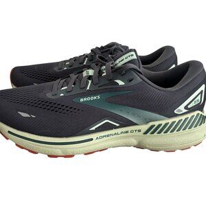 Brooks Adrenaline GTS 23 Shoes Gray Gym Running Sneaker Men's US 10 1103911D028
